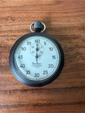 Black Stopwatch - Hanhart